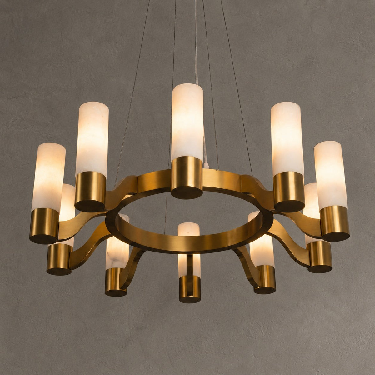 Livia Modern Alabaster Hanging Light Fixtures
