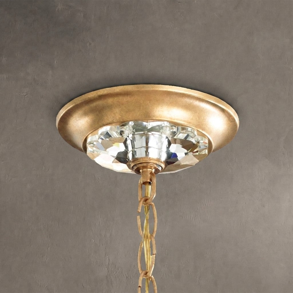 Filigree Crystal Chandelier 39"