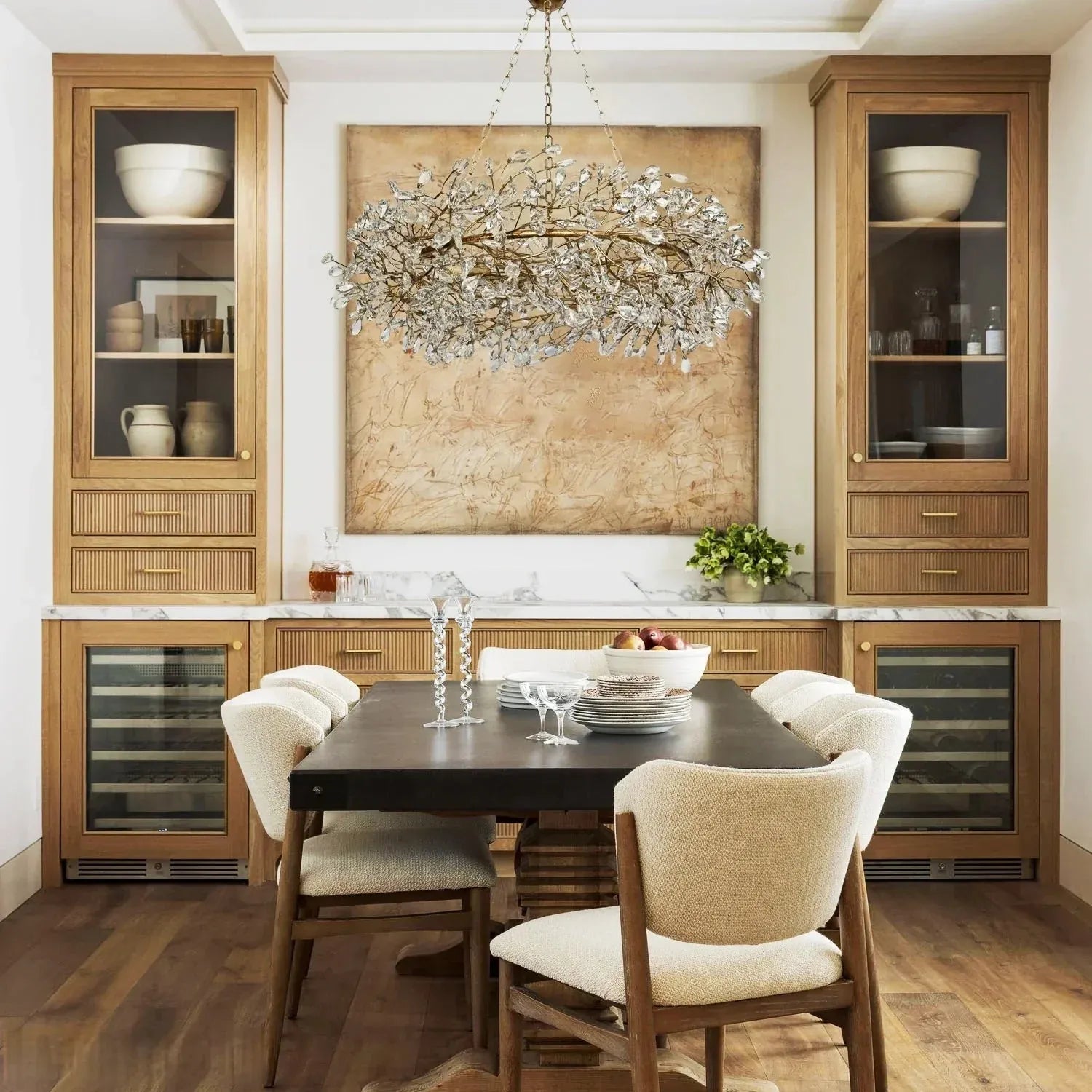 Fiore Crown Chandelier 39" 48" 60"