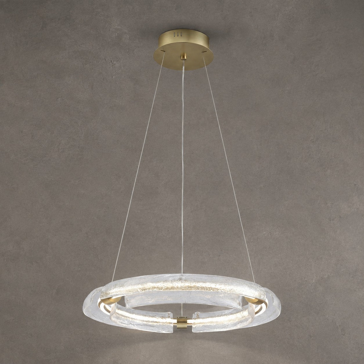 Flora Modern Glass Chandelier