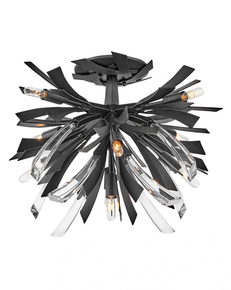 Vida Large Semi Flush Mount