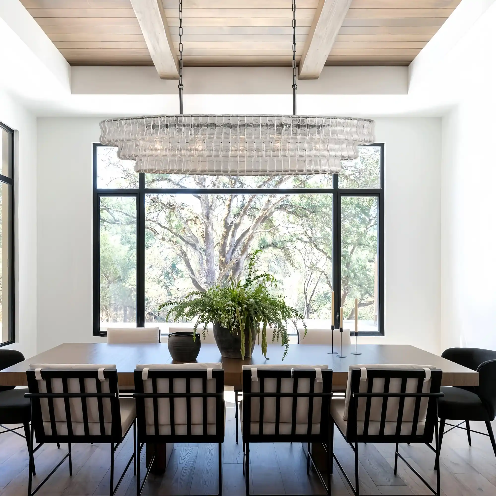 Ghiaccio Oval Chandelier