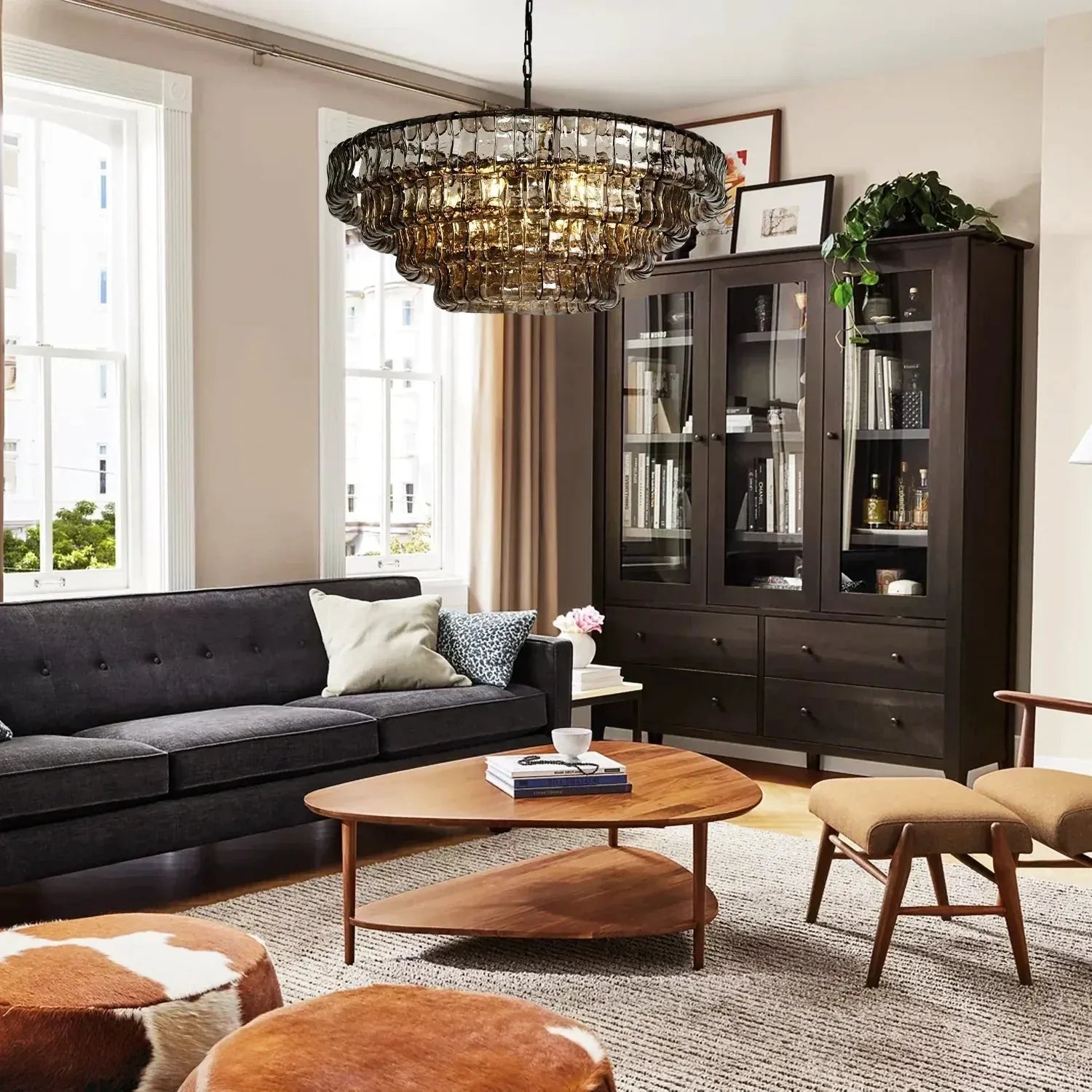 Ghiaccio Round Chandelier