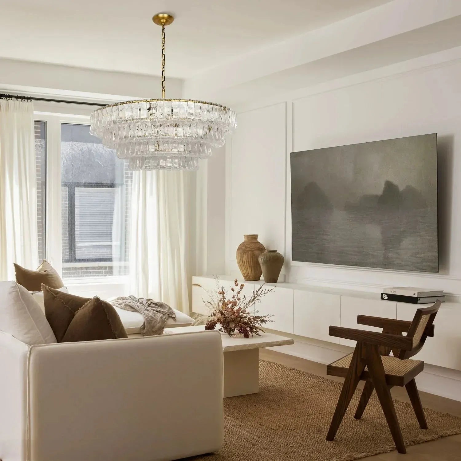 Ghiaccio Round Chandelier