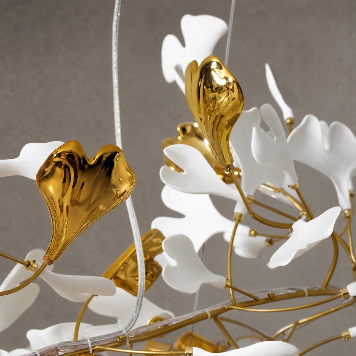 Gingko Ceramics Combination Branch Chandelier