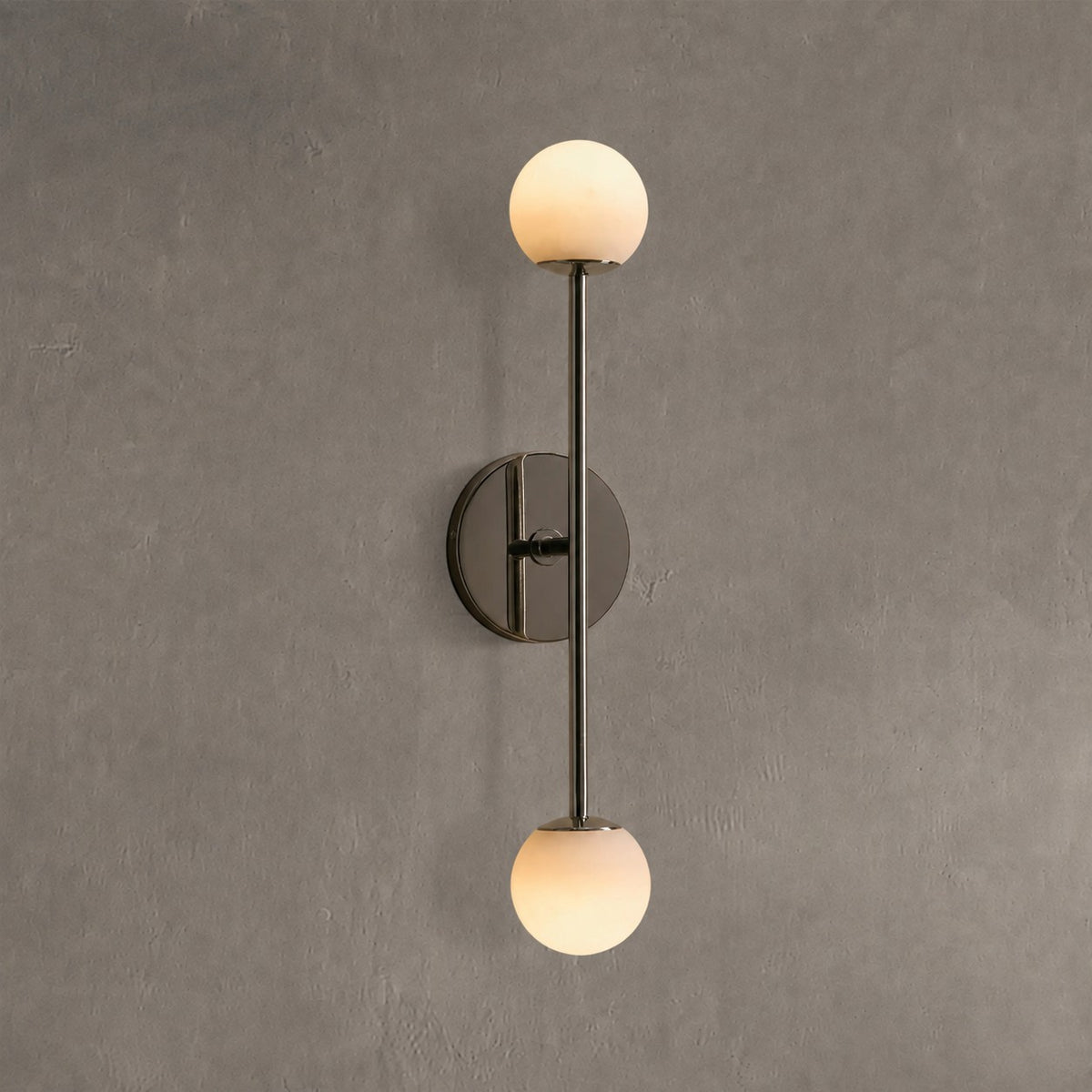 Girouette Alabaster Double Wall Sconce