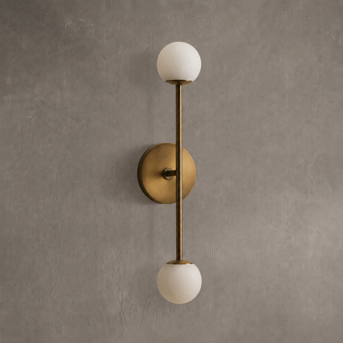 Girouette Alabaster Double Wall Sconce