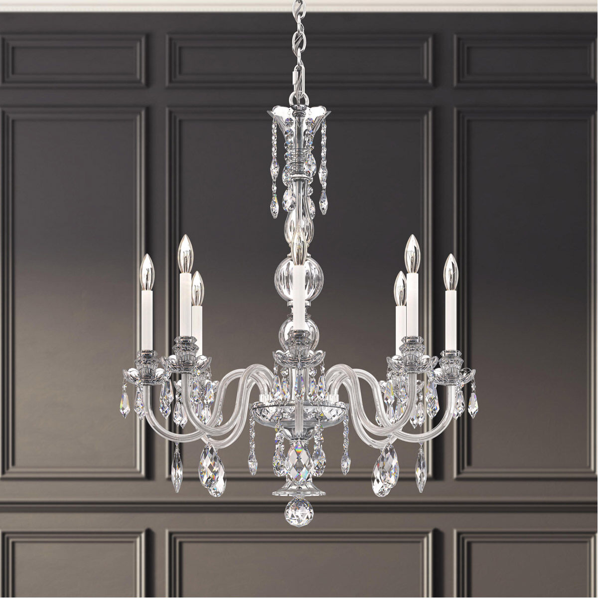 Halstead Nouveau Chandelier 28"