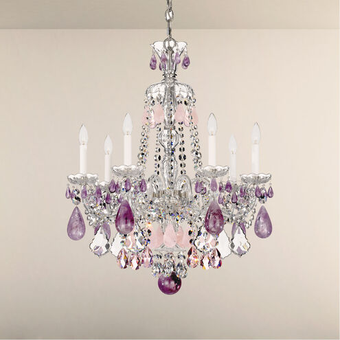 Halstead Rock Crystal 7-Light Chandelier 24"