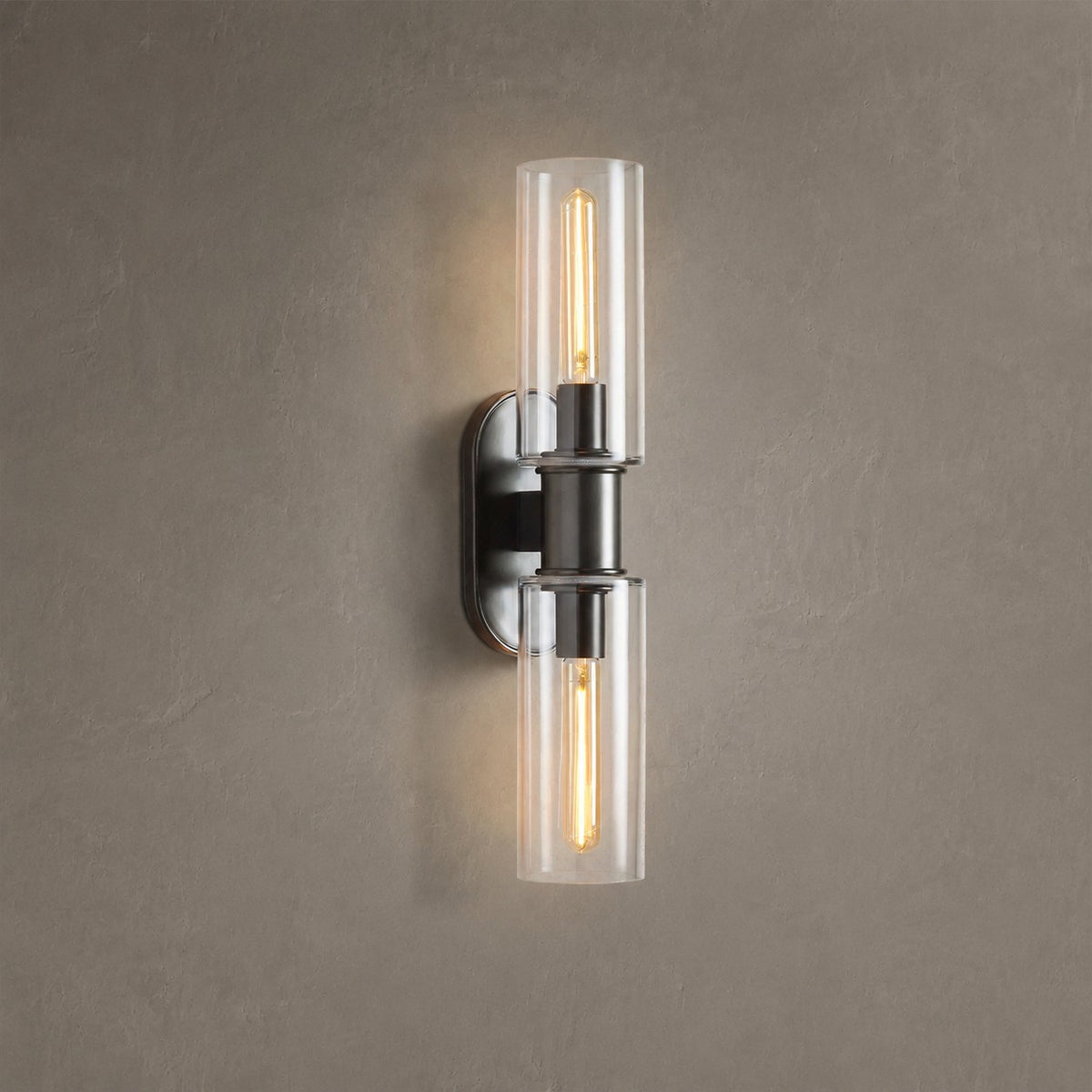 Kelvridge 2-Light Wall Sconce in Clear