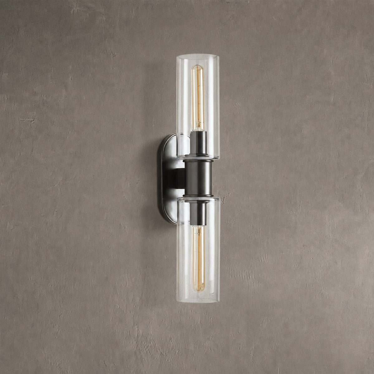 Kelvridge 2-Light Wall Sconce in Clear
