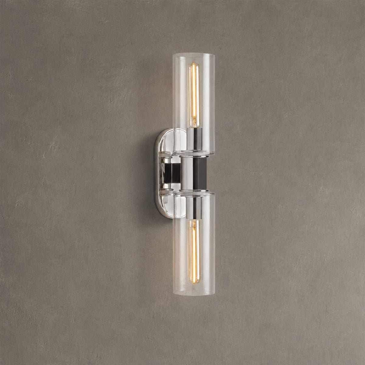 Kelvridge 2-Light Wall Sconce in Clear
