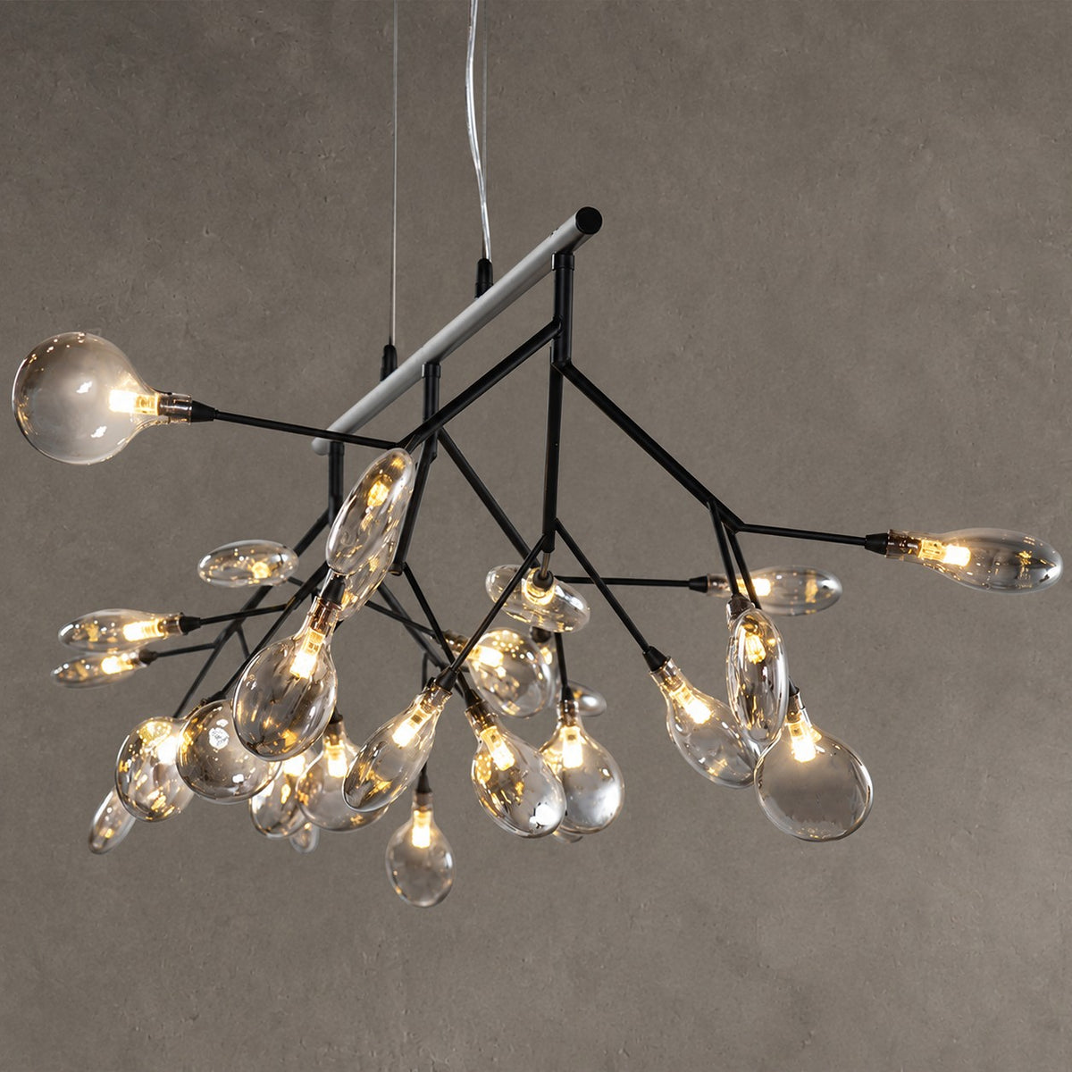 Hazel Smoke Acrylic Branch Chandelier