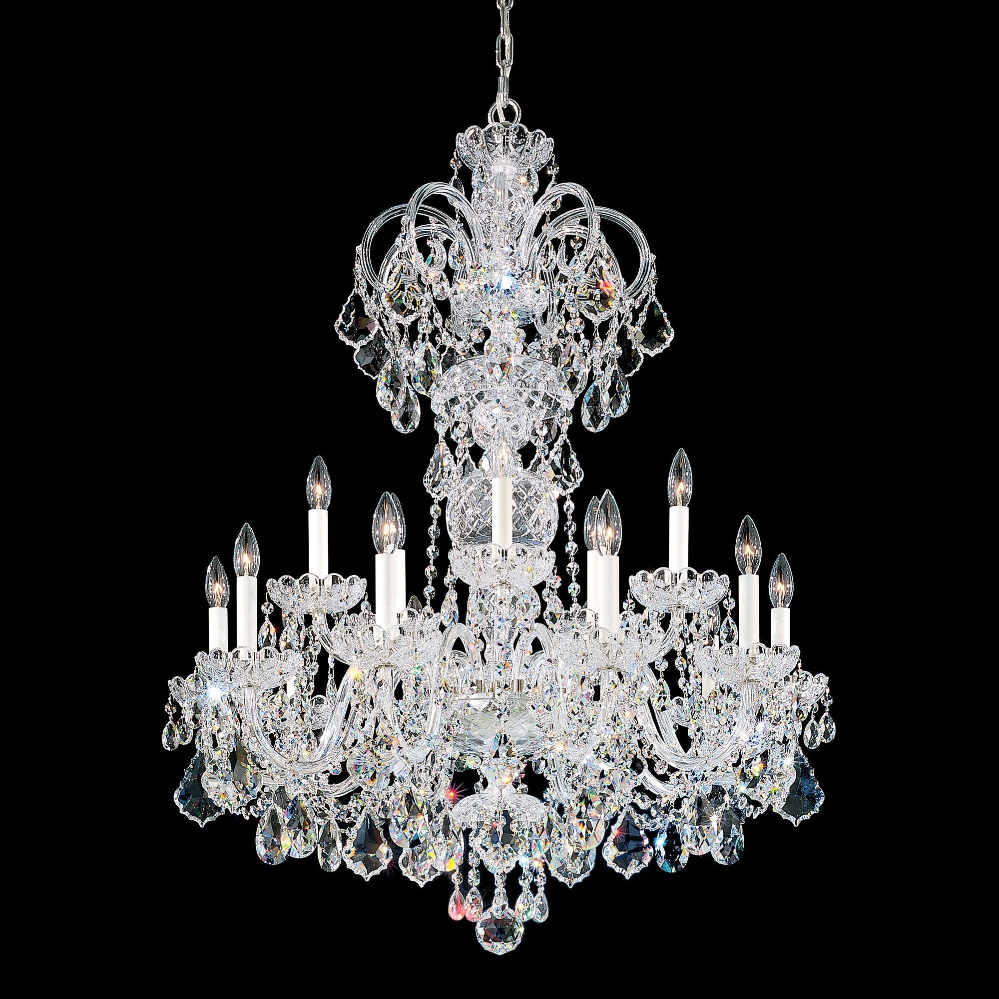 Heritage 15-light Crystal Chandelier 32"