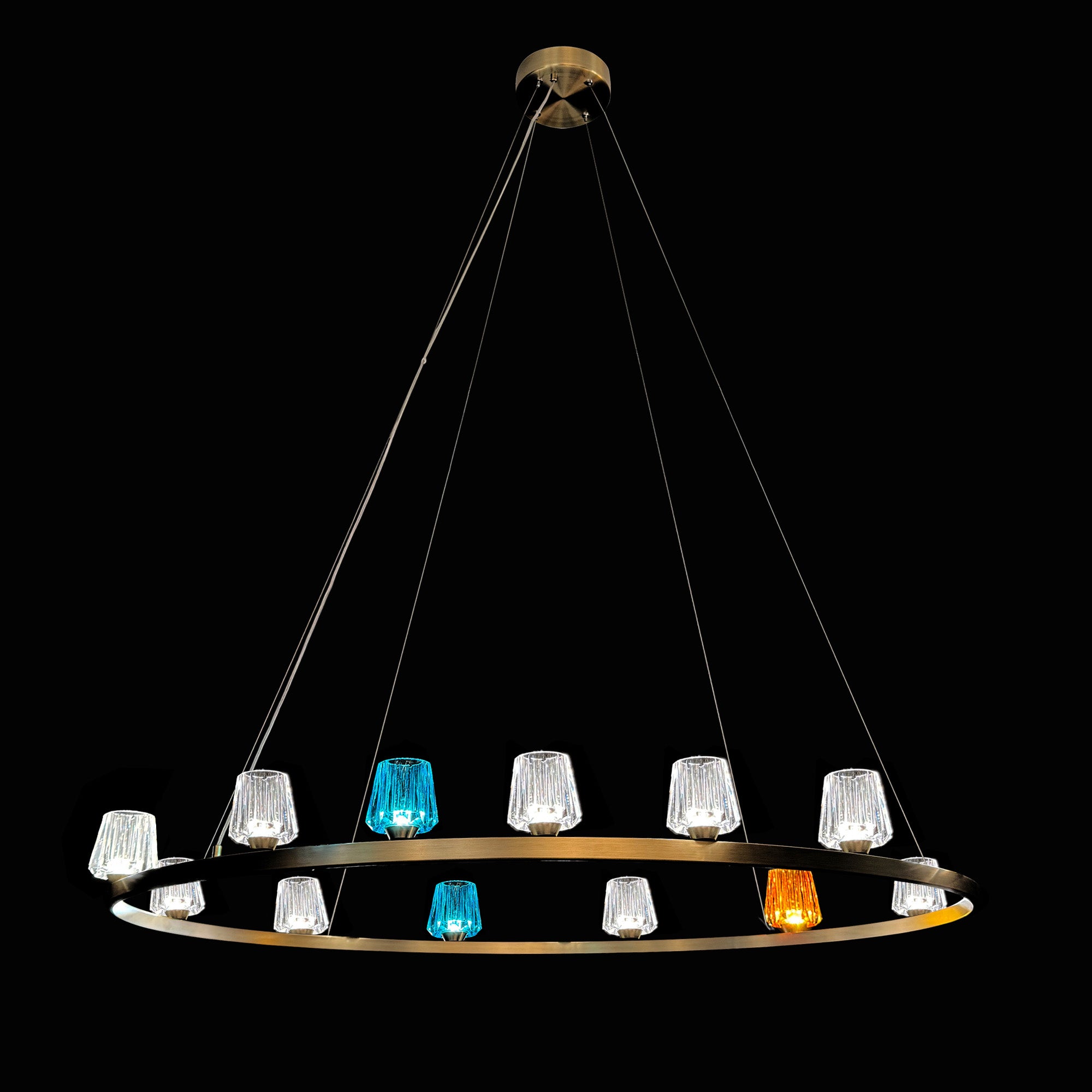 K9 Crystal Cup LED Pendant & Wall Light Collection
