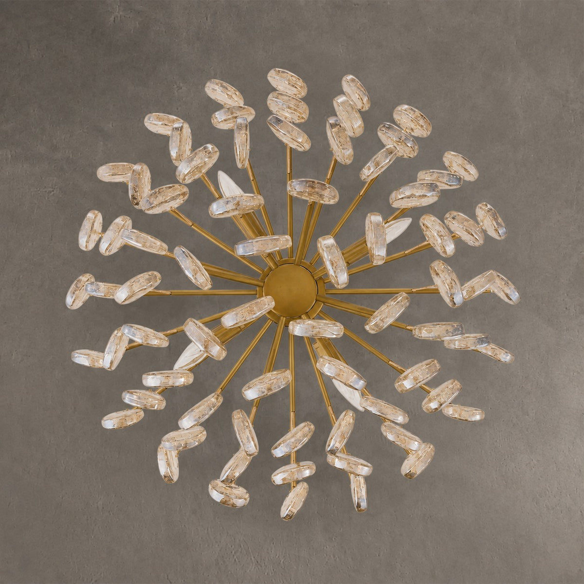 Jacqueline Seedy Glass Chandelier