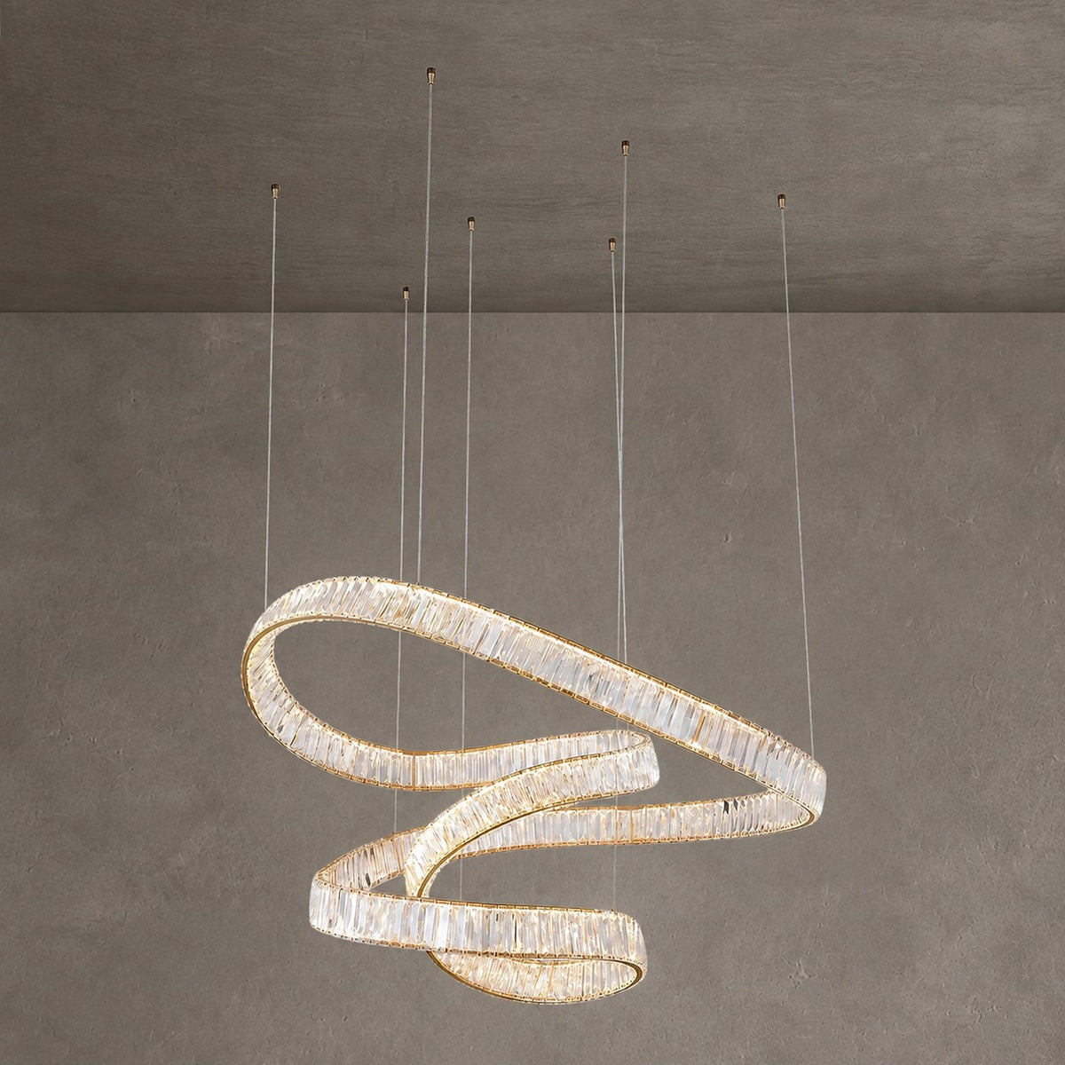 LED Rod Chandelier