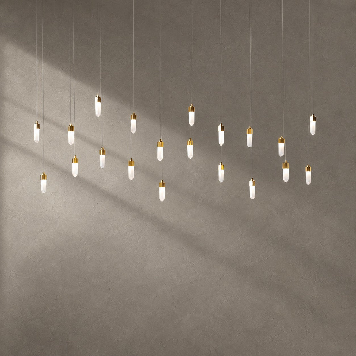 Leo Chandelier-20 Drop Rectangle