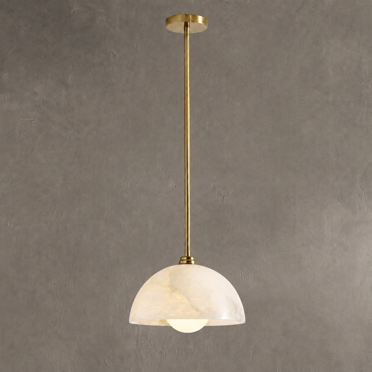 Pendant Light Dome Marble