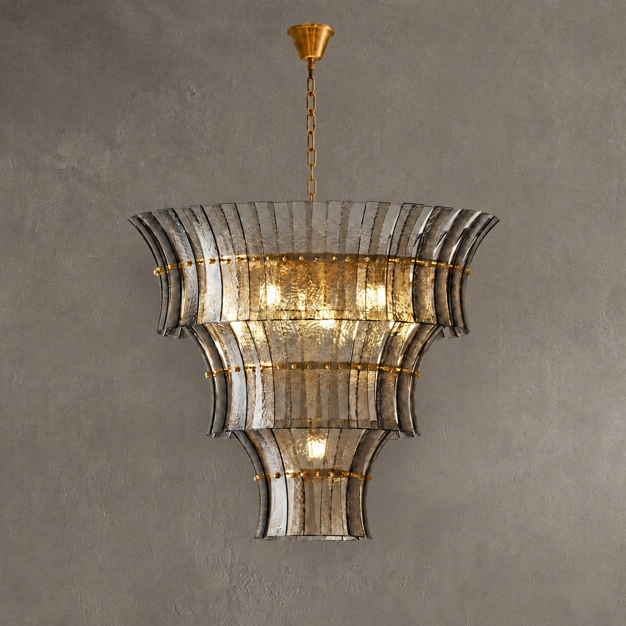 Chandelier Artisan Murano Style