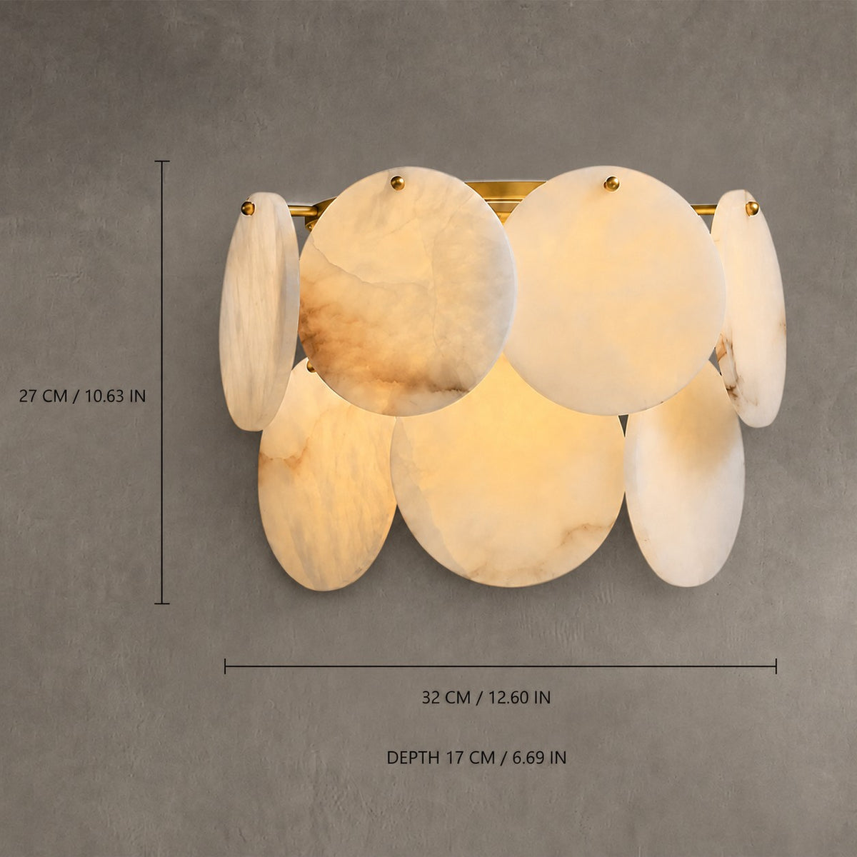 Wall Sconce French Art Deco Spanish Alabaster