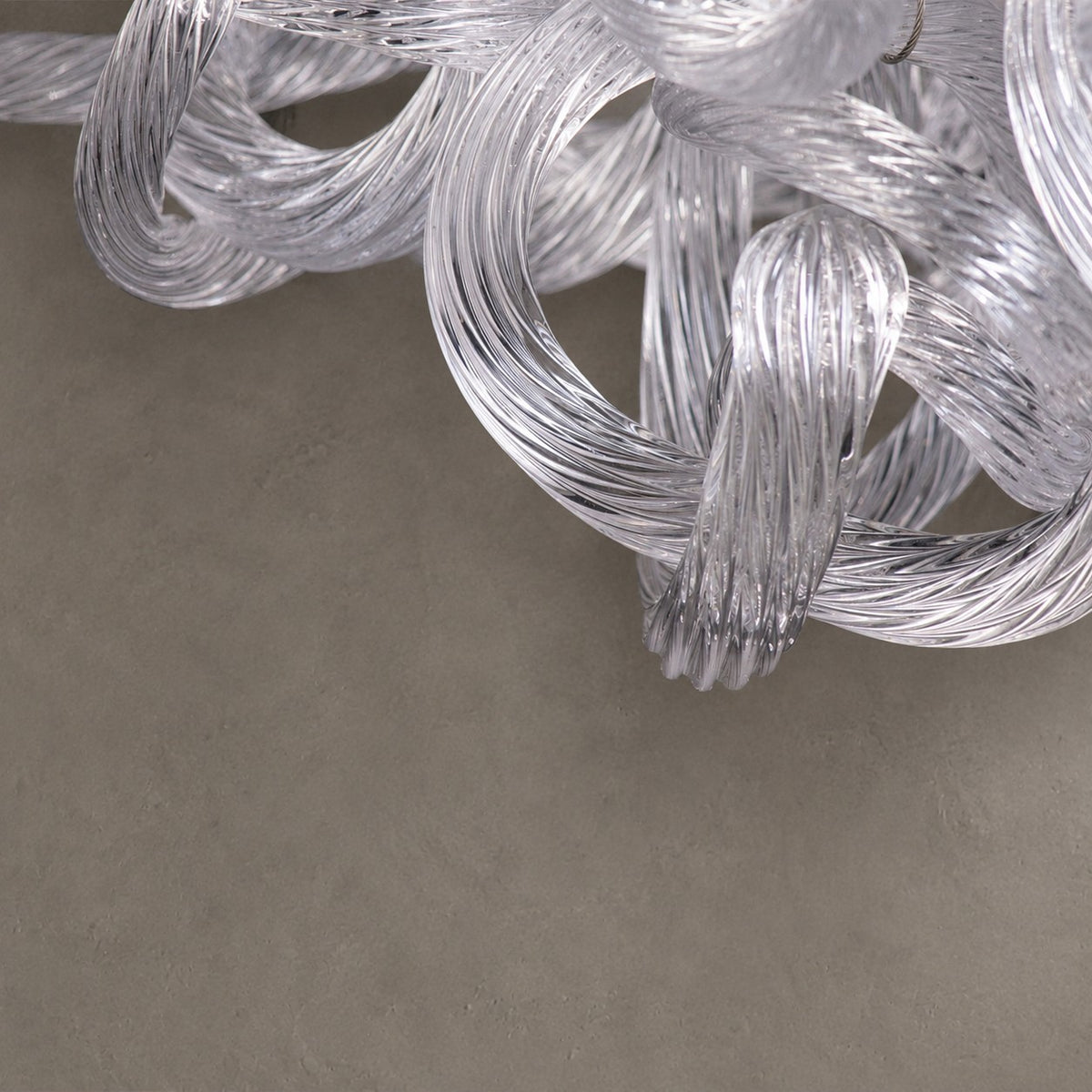 Loren Clear Rope Glass Chandelier