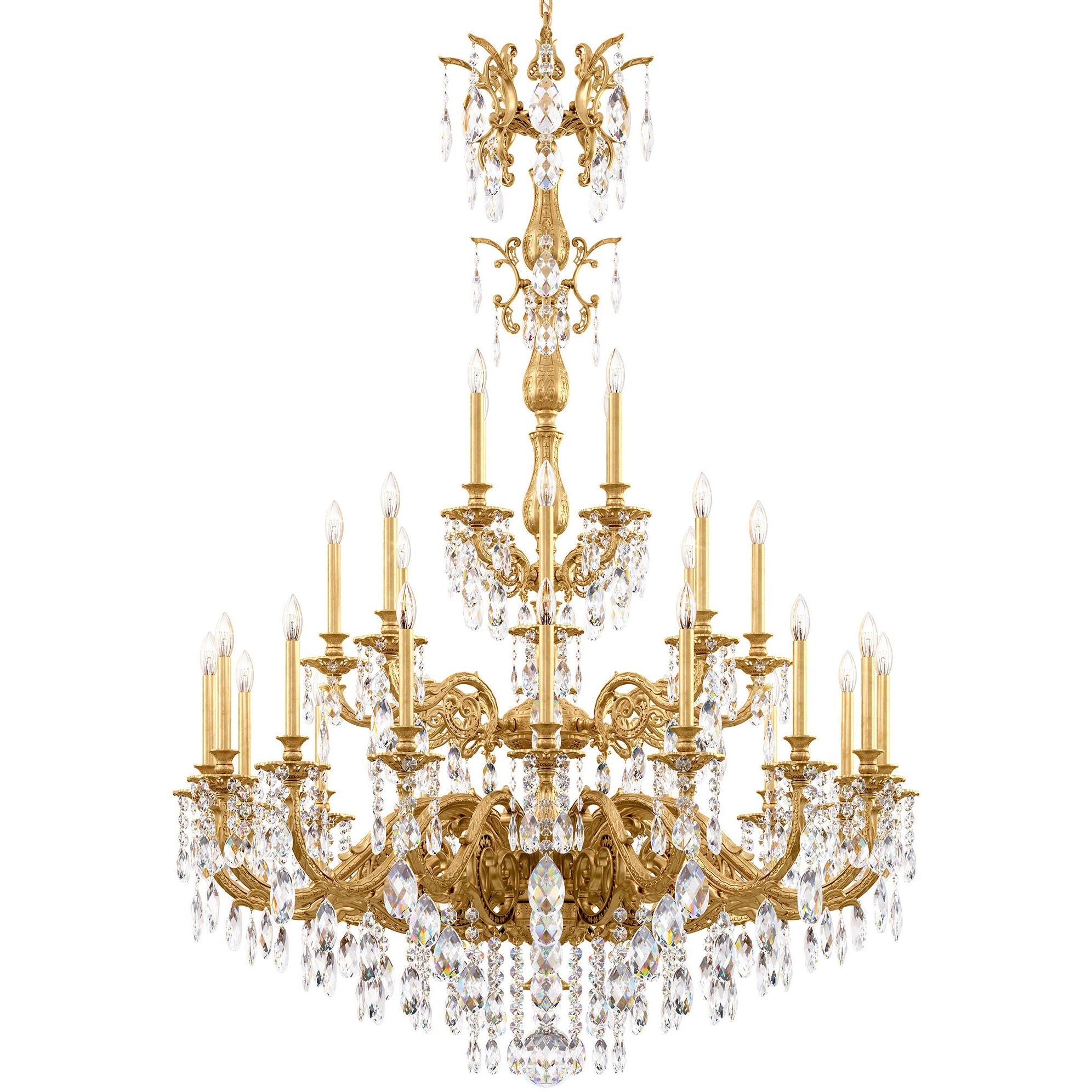 Milena 28-light Crystal Chandelier 50"