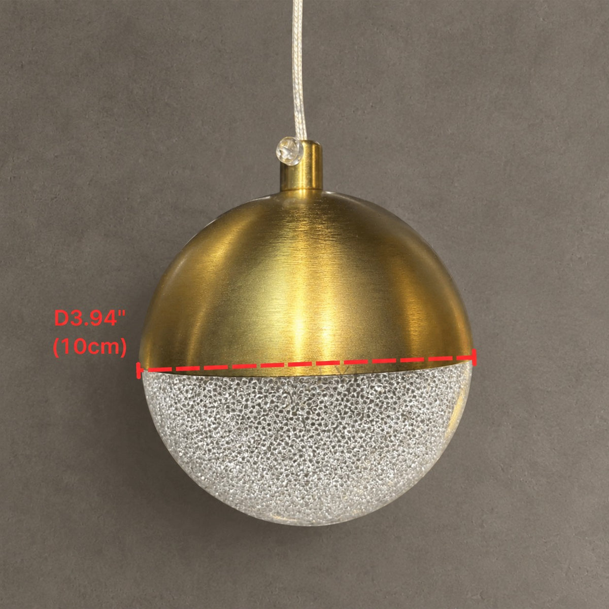 Minimalist Floating Acrylic Ball Chandelier