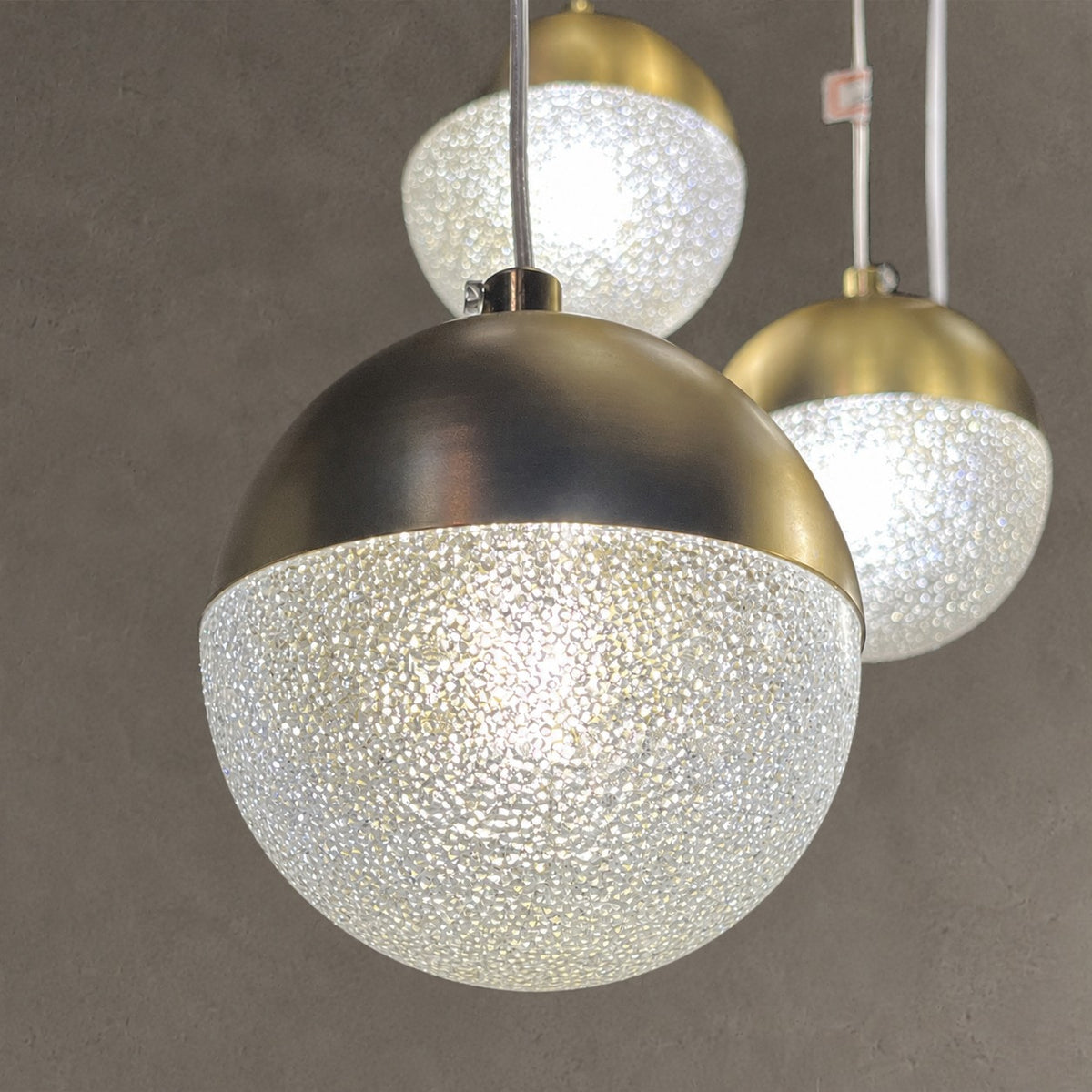 Minimalist Floating Acrylic Ball Chandelier
