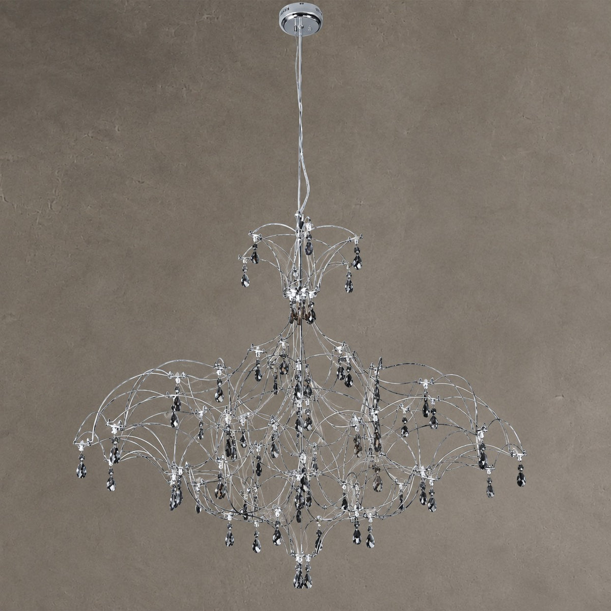Modern Art Design Dreamcatcher-inspired Firefly Coloful Crystal Chandelier