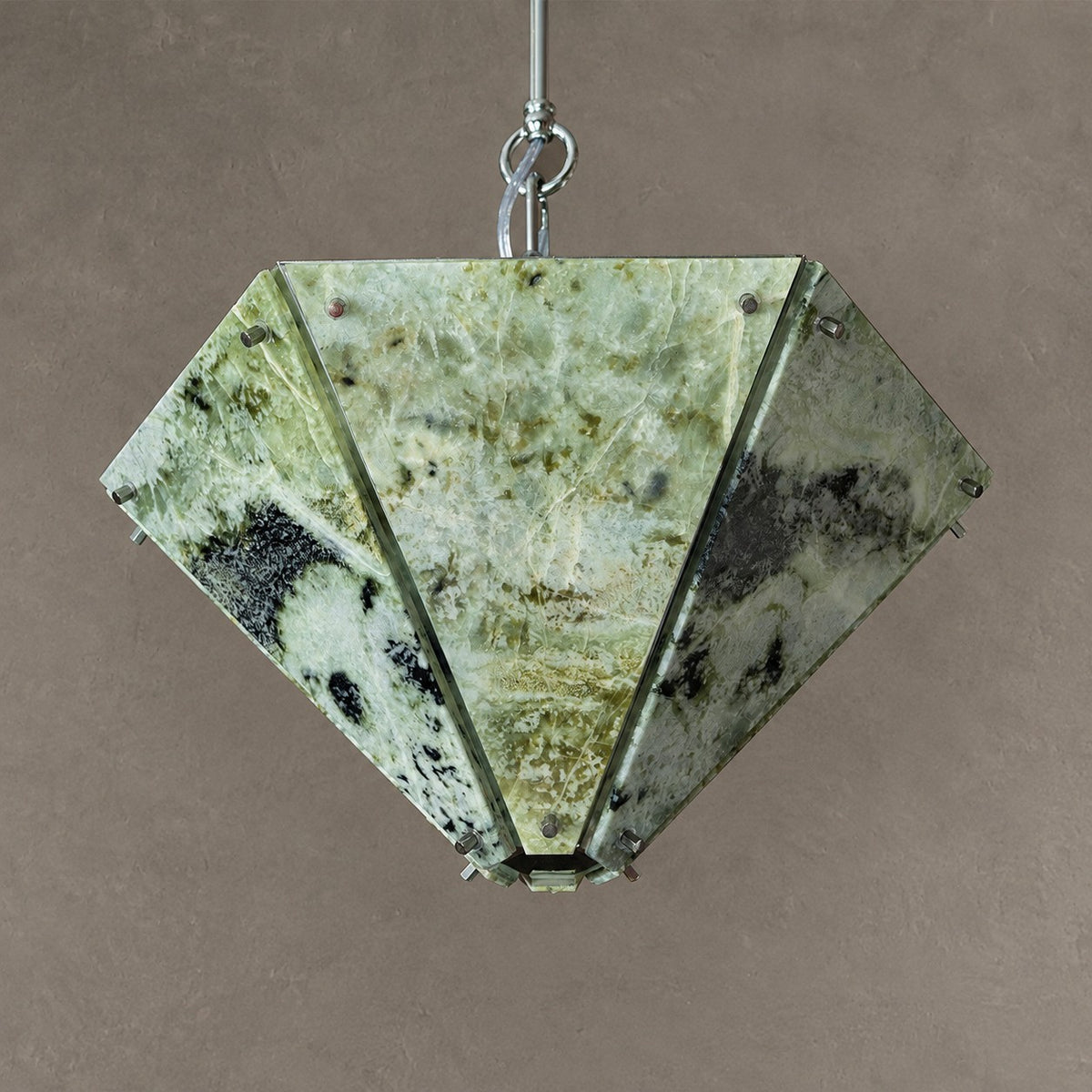 Modern Faceted Luxury stone Chandelier