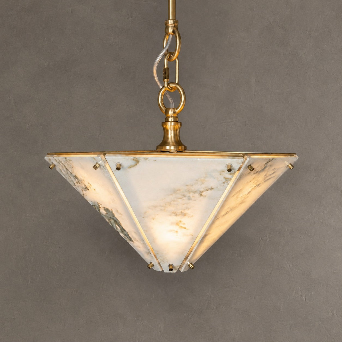 Modern Faceted Luxury stone Chandelier