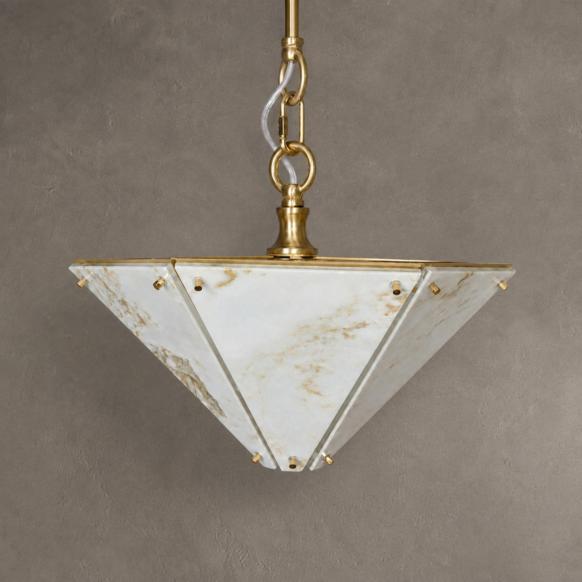 Modern Faceted Luxury stone Chandelier