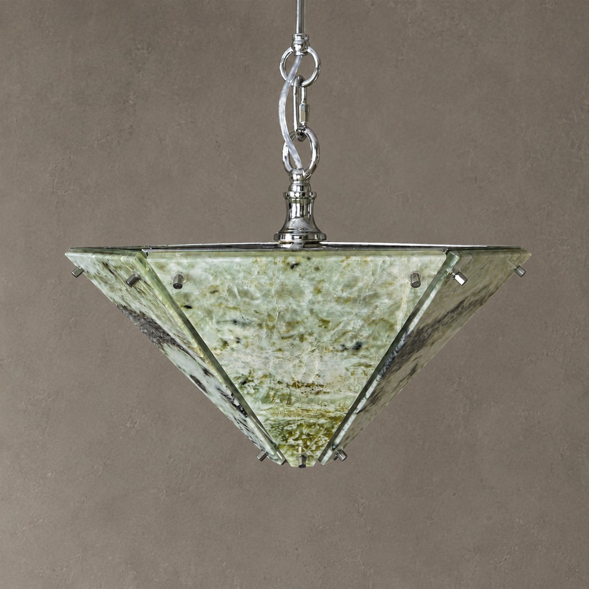 Modern Faceted Luxury stone Chandelier