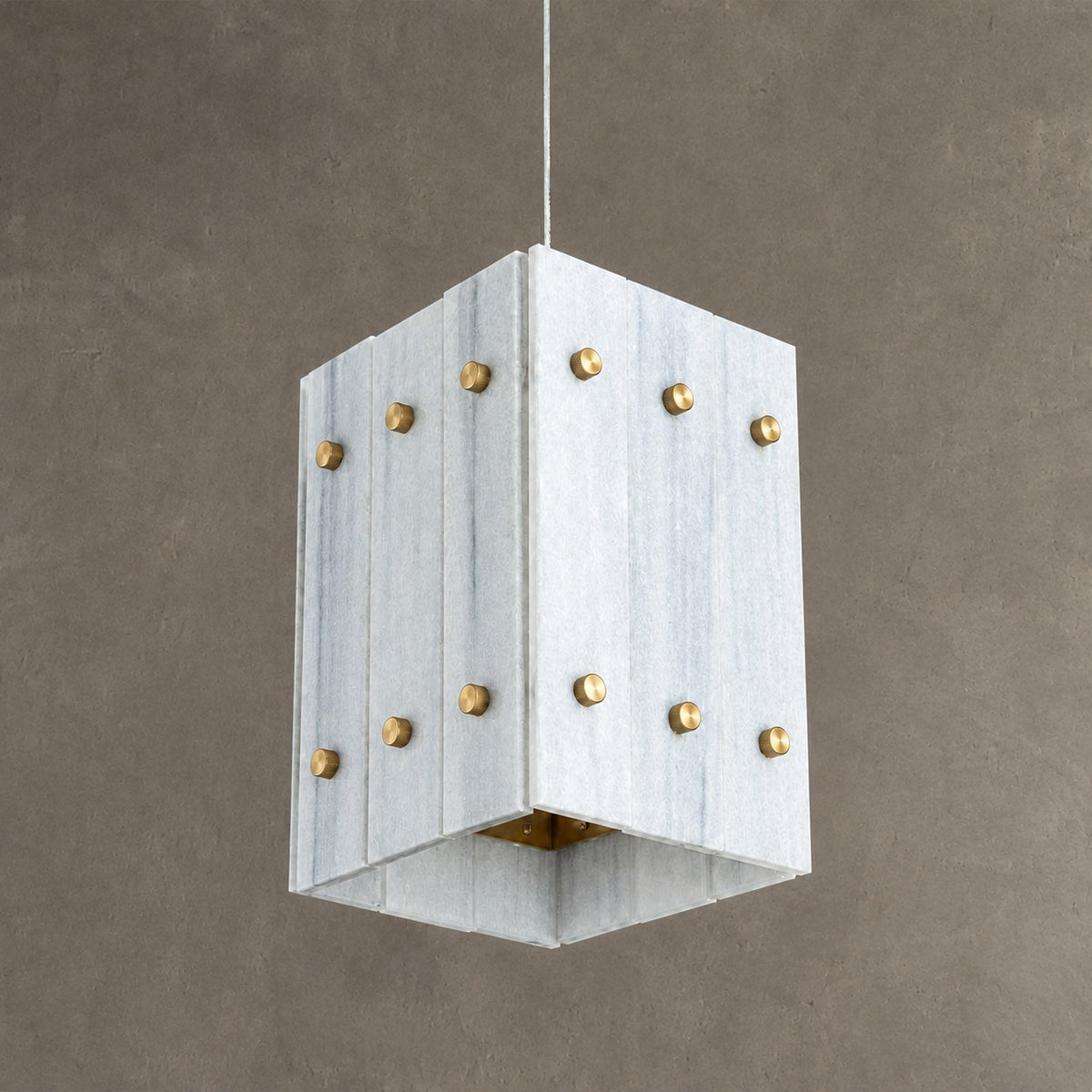Modern Faceted Luxury stone Pendant Light