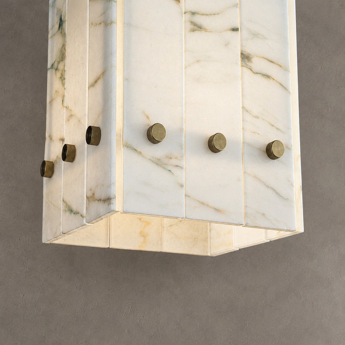 Modern Faceted Luxury stone Pendant Light