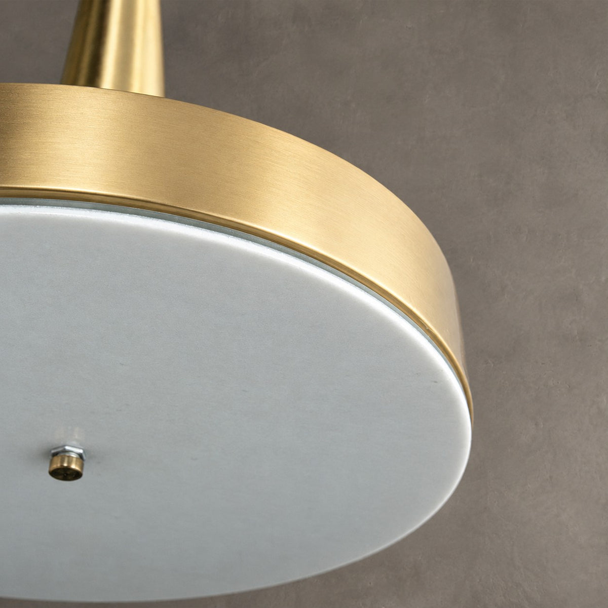 Modern Luxury Stone LED Disc Pendant Chandelier