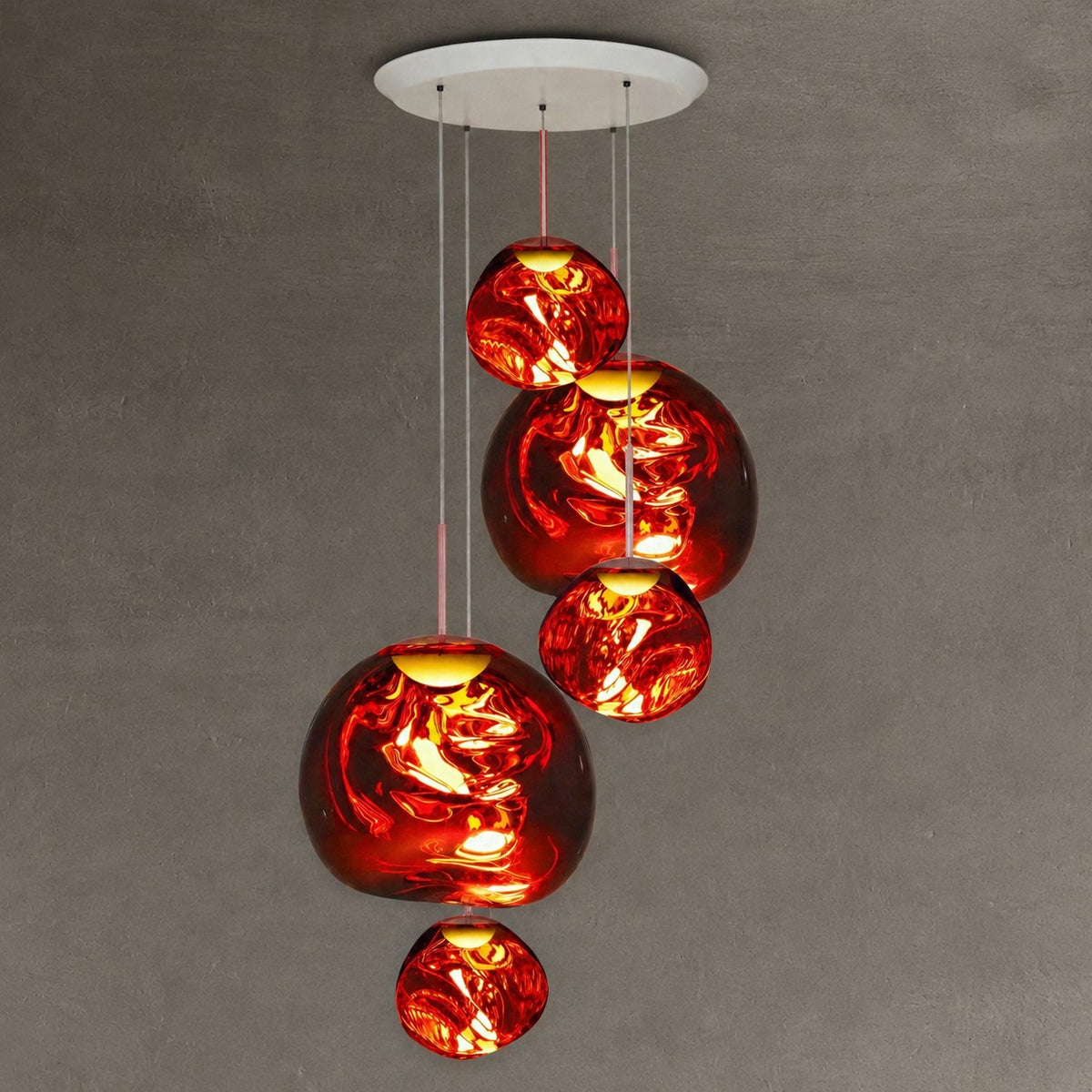 Modern Rock Glass Special Shape Pendant Lighting