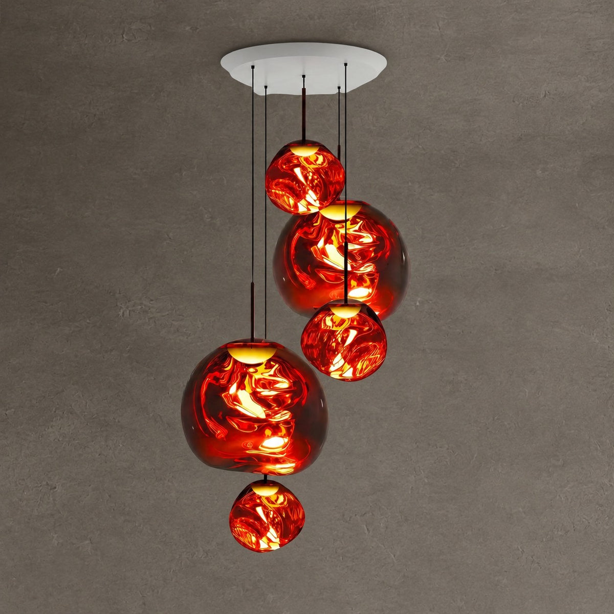 Modern Rock Glass Special Shape Pendant Lighting