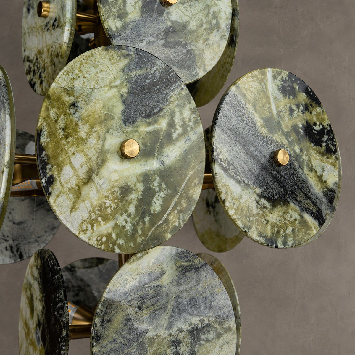 Modern Sculptural Luxury stone Cluster Chandelier