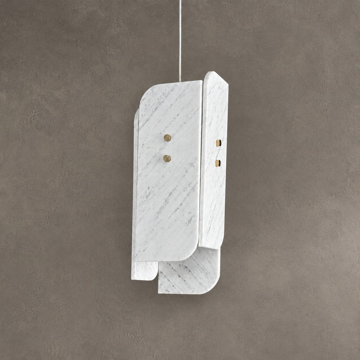 Modern Sculptural LuxuryStone Pendant Light