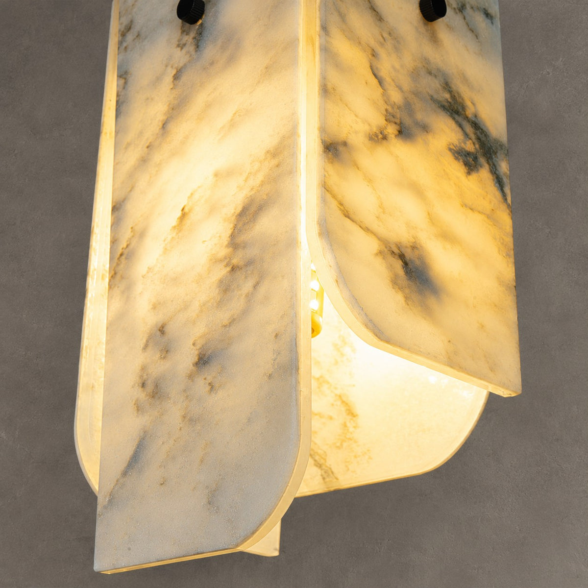 Modern Sculptural LuxuryStone Pendant Light