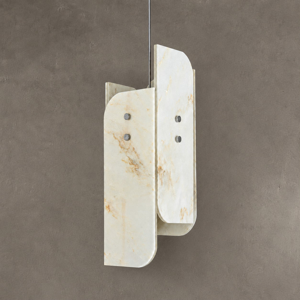 Modern Sculptural LuxuryStone Pendant Light
