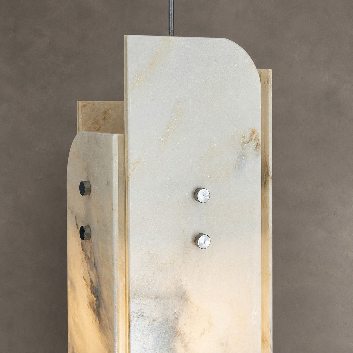 Modern Sculptural LuxuryStone Pendant Light