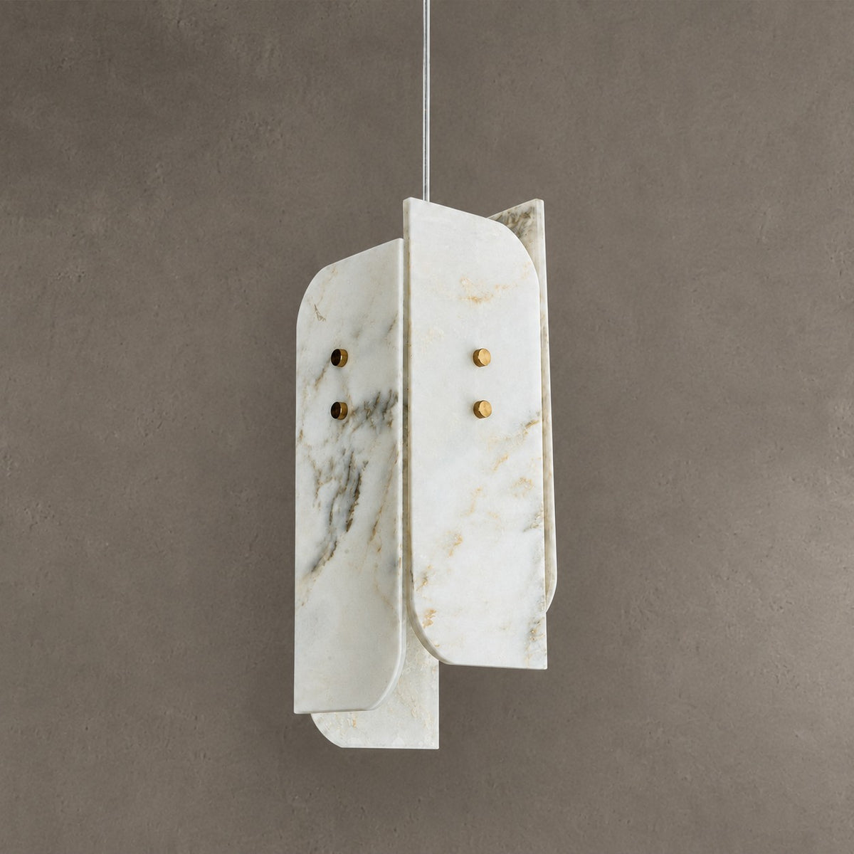 Modern Sculptural LuxuryStone Pendant Light