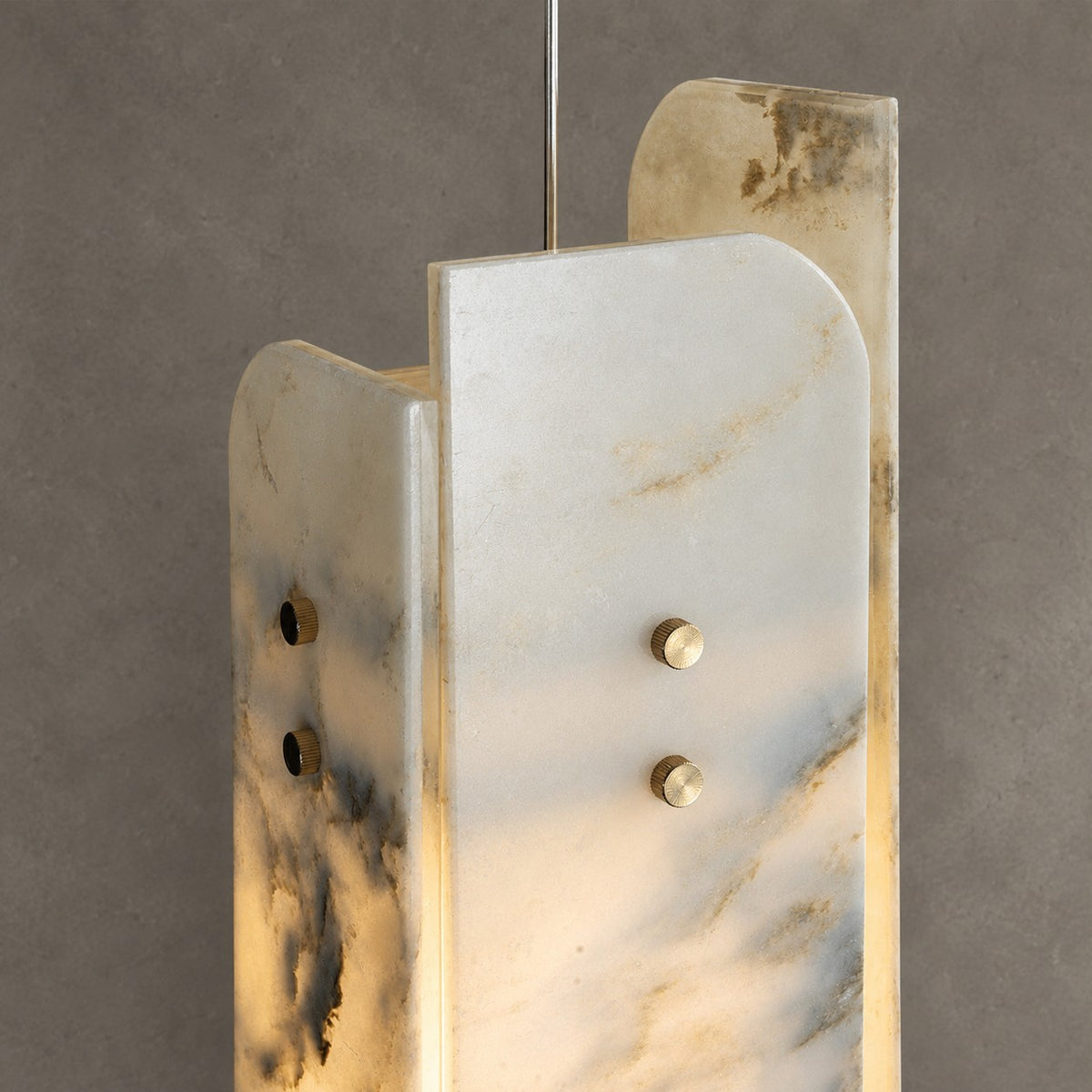 Modern Sculptural LuxuryStone Pendant Light
