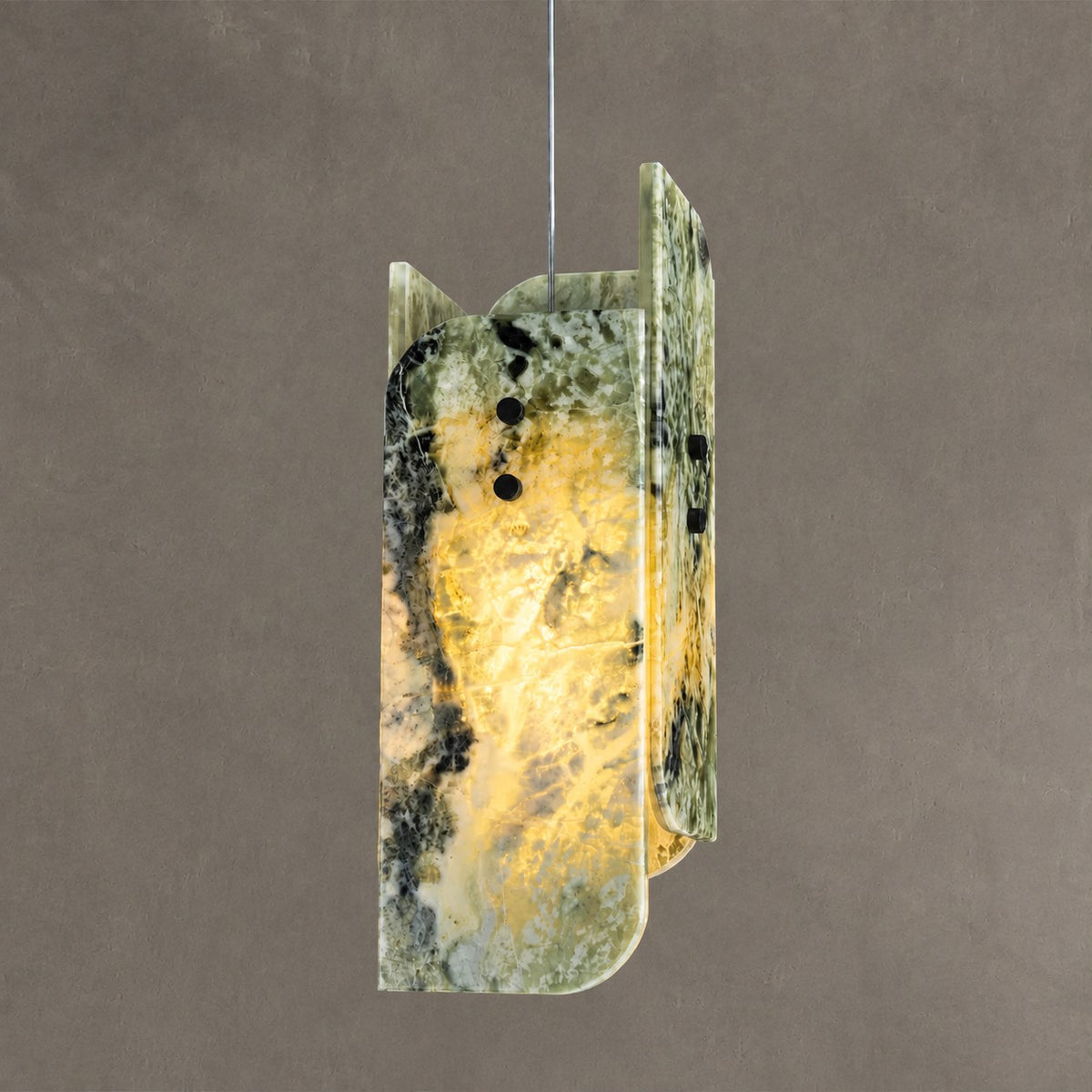 Modern Sculptural LuxuryStone Pendant Light