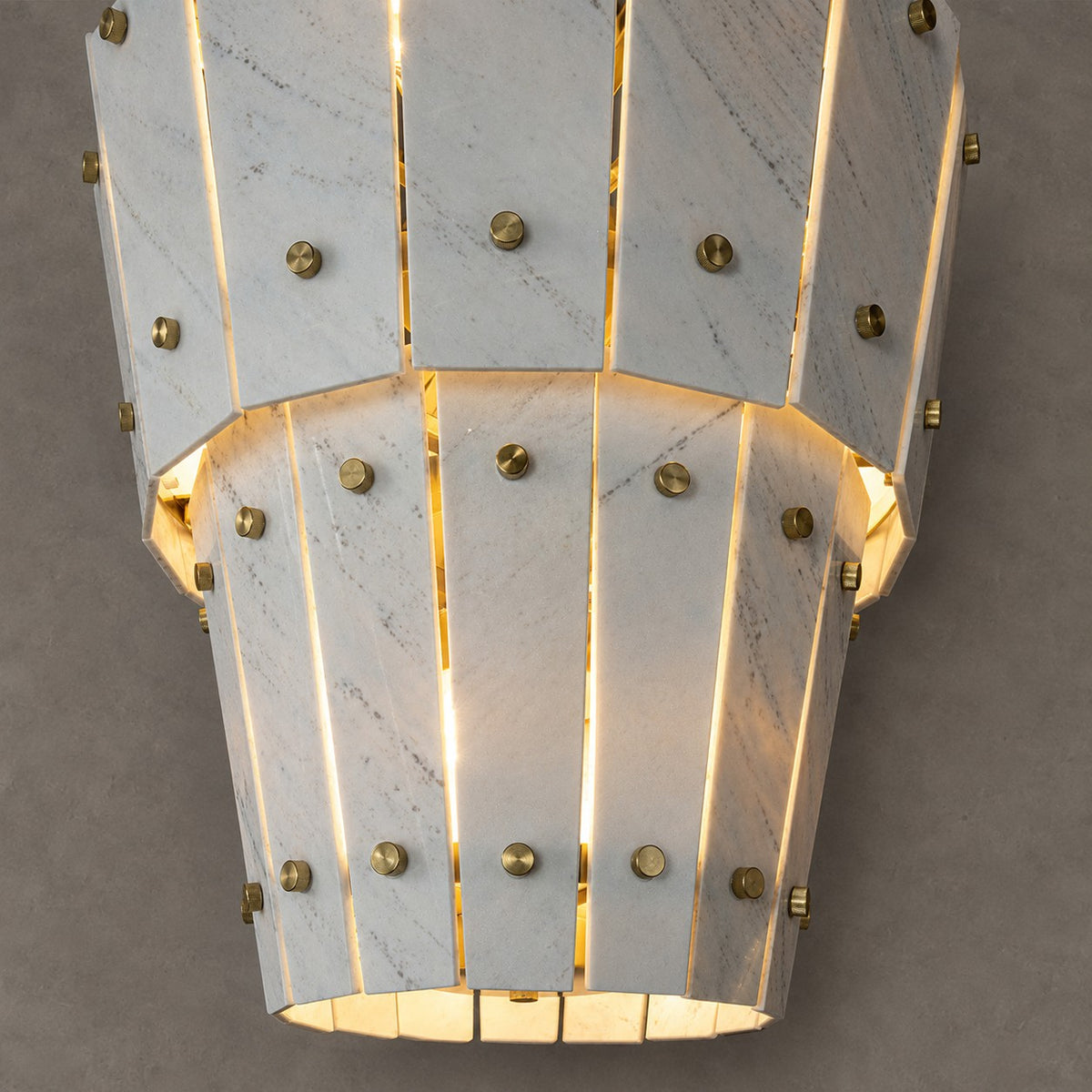 Modern Tapered Luxury stone Chandelier