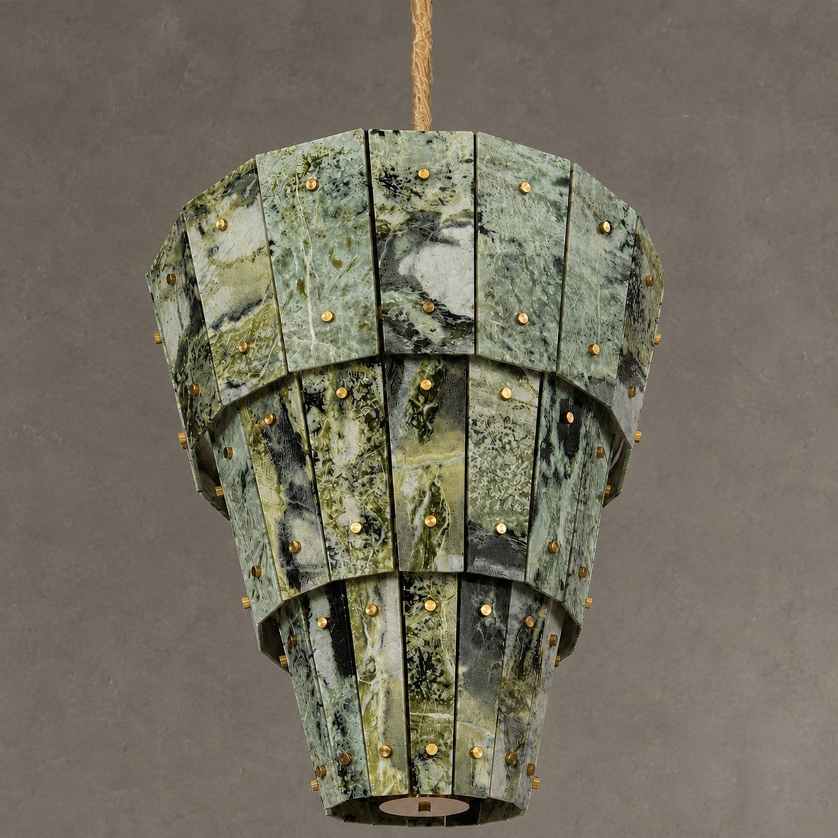 Modern Tapered Luxury stone Chandelier