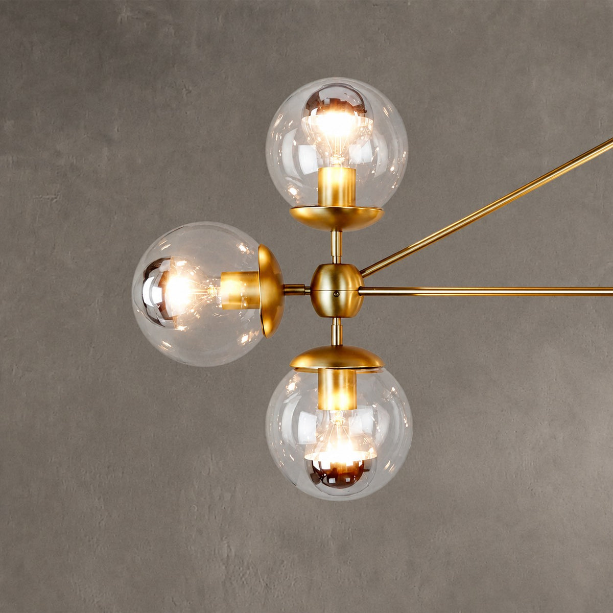 Modo Glass Globe Chandelier 37″